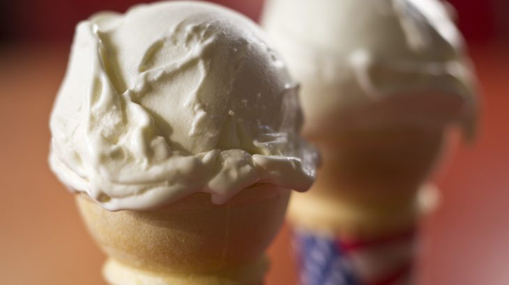 vanilla cone