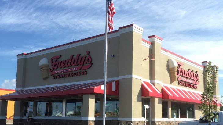 Freddy's storefront.