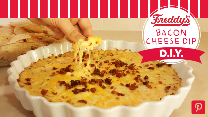 Bacon Cheese Dip D.I.Y Pinterest post.