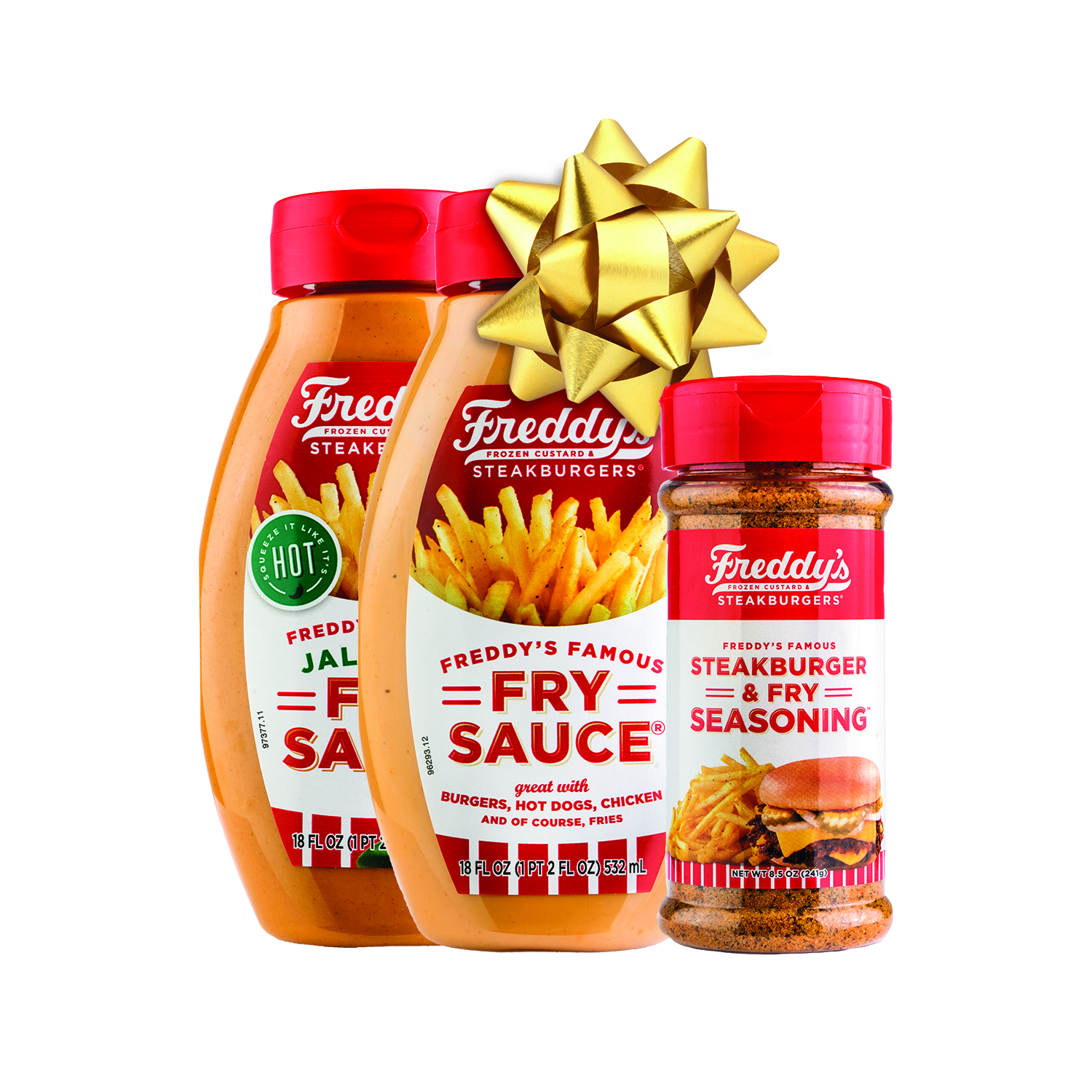 Freddy's Frozen Custard & Steakburgers seasoning and fry sauces