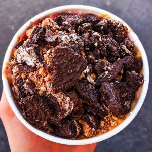 A chocolate sundae photo submitted by a Guest.